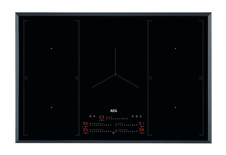 AEG IKE85751FB 6000 MultipleBridge Full Induction Hob with Hob2Hood