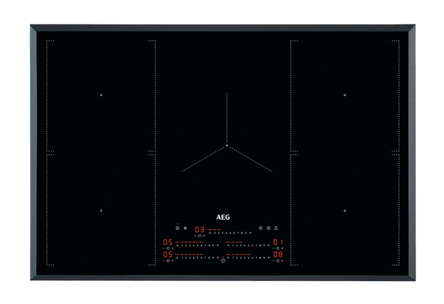 AEG IKE85751FB 6000 MultipleBridge Full Induction Hob with Hob2Hood