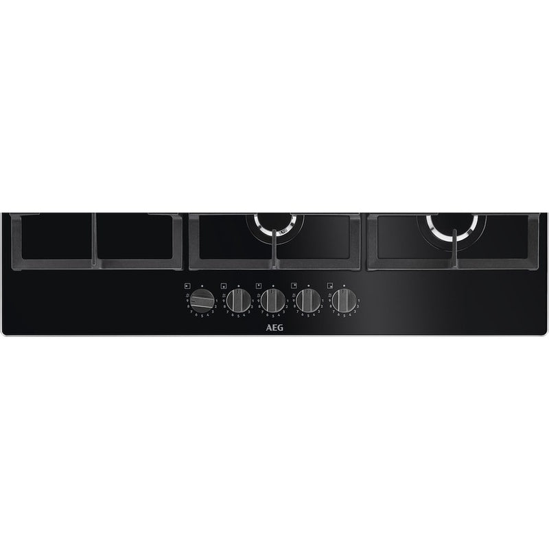 AEG HKB95820NB 6000 Gas on Glass Gas Hob