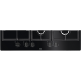 AEG HKB75820NB 6000 Gas on Glass Gas Hob