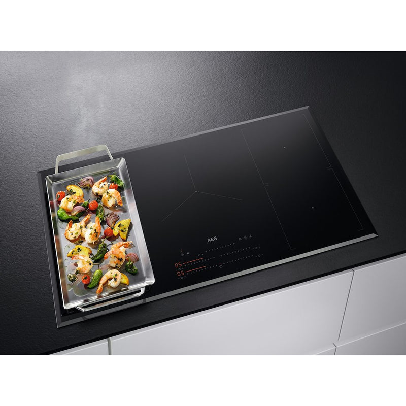 AEG IKE95751FB 6000 MultipleBridge Full Induction Hob with Hob2Hood