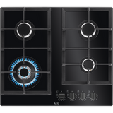 AEG HKB64420NB 6000 Gas on Glass Gas Hob