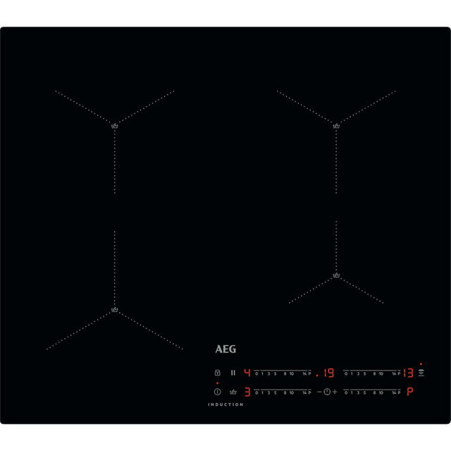 AEG IAX64411CB 7000 SenseBoil Full Induction Hob with Hob2Hood