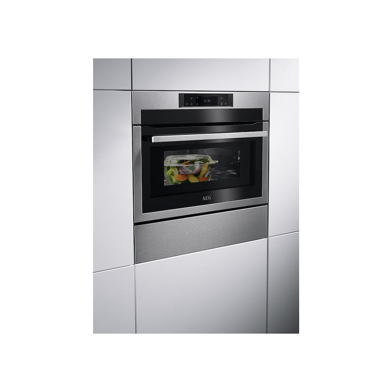 AEG KME761080M 8000 CombiQuick Integrated Combi Microwave and Oven