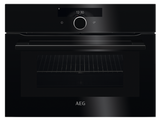 AEG KMK968000B 8000 CombiQuick Integrated Combi Microwave and Oven