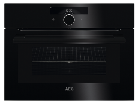 AEG KMK968000B 8000 CombiQuick Integrated Combi Microwave and Oven