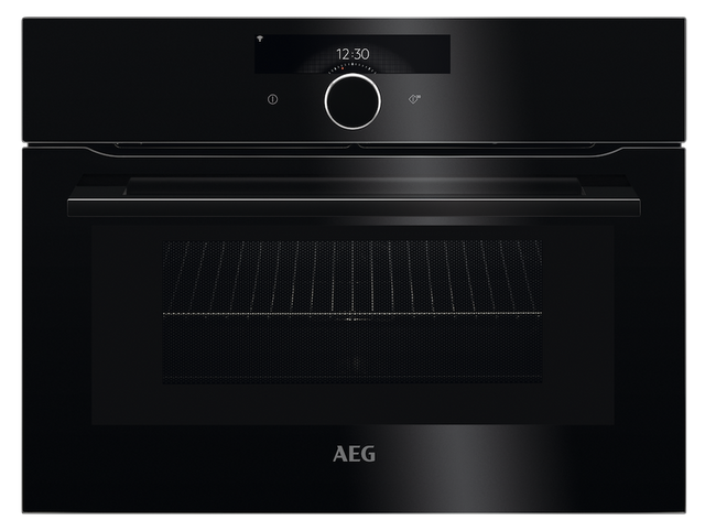AEG KMK968000B 8000 CombiQuick Integrated Combi Microwave and Oven