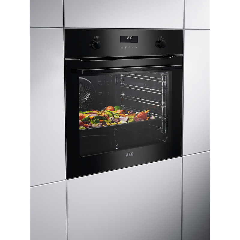 AEG BPK556260B 6000 SteamBake Built-In Single Oven