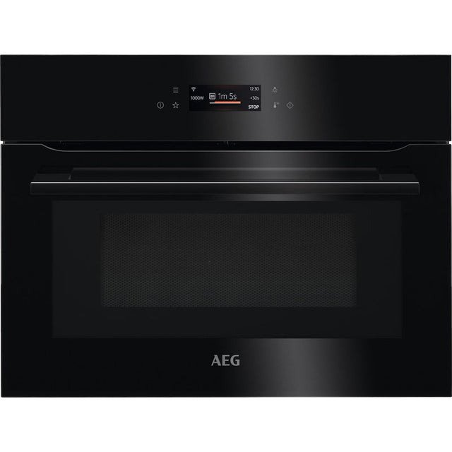 AEG KMK768080B 8000 CombiQuick Integrated Combi Microwave and Oven
