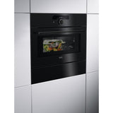 AEG KMK968000B 8000 CombiQuick Integrated Combi Microwave and Oven