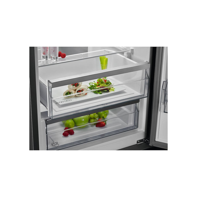 AEG RCB632E2MX 6000 Series Freestanding NoFrost Fridge Freezer