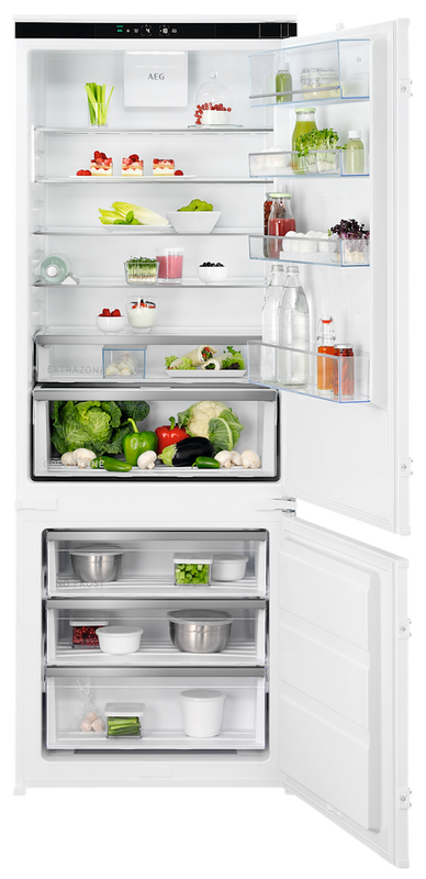 AEG NSC7G751ES 7000 Series Built-In NoFrost Fridge Freezer