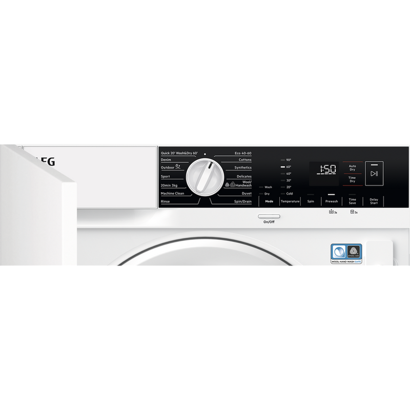AEG LX6WG74634BI 6000 Series 7/4kg Washer Dryer