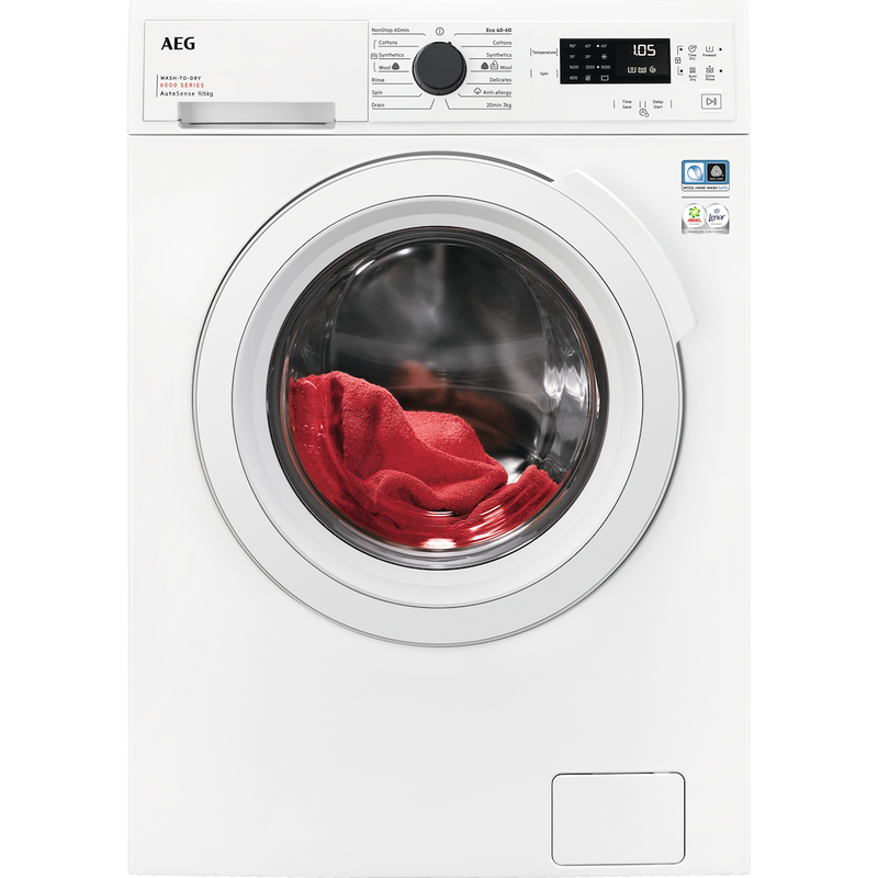 AEG LWX60966B 6000 Series 9/6kg Washer Dryer
