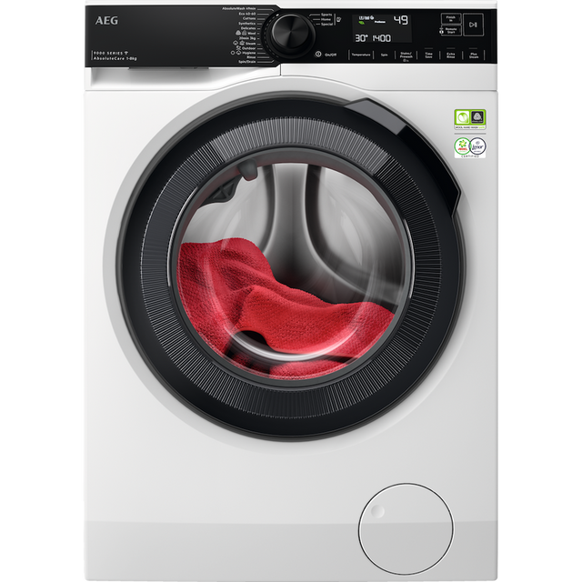 AEG LFR94846WS 9000+Series Front Loading Full Size 8kg Washing Machine