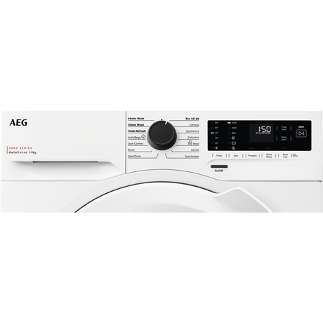 AEG LFX50942B 5000 Series Front Loading Full Size 9kg Washing Machine