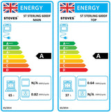 Stoves STERLING 600DF B 60cm Dual Fuel Cooker