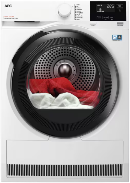 AEG TR819A4B 8000 Series 9kg Heat Pump Tumble Dryer