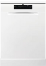 AEG FFB73727PW 7000 GlassCare Freestanding Dishwasher with AirDry Technology + 15 Place Settings