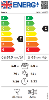 Bosch Series 4 WNA134U8GB, Washer dryer