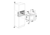 Indesit MWI125GX Built-In Microwave - Stainless Steel