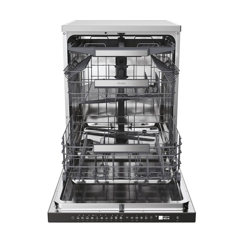 Haier XF 5C4M1X-80 Freestanding 60cm 15 Place Setting Dishwasher