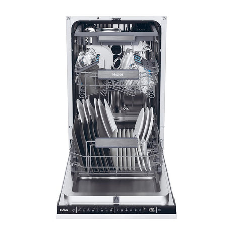 Haier XI1C3TB2FB-80 Built-In 45cm 11 Place Setting Slimline Dishwasher