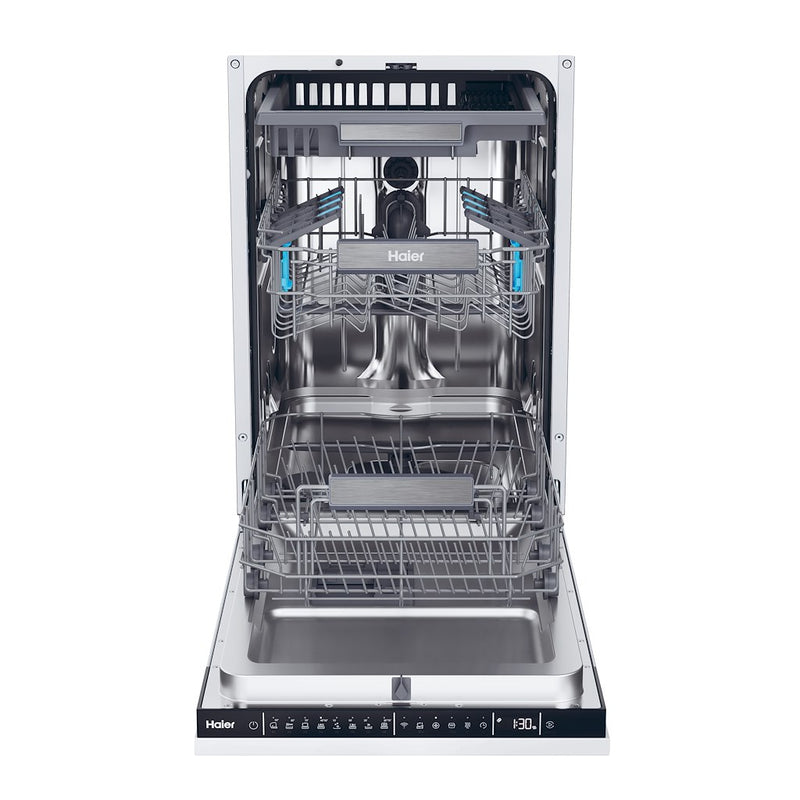 Haier XI1C3TB2FB-80 Built-In 45cm 11 Place Setting Slimline Dishwasher