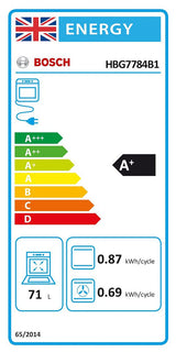 Bosch Series 8 HBG7784B1, Built-in oven