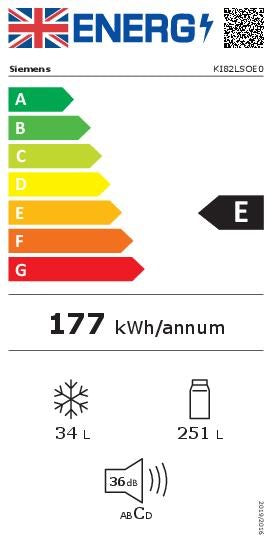 Siemens iQ 500 KI82LSOE0, Built-in fridge with freezer section