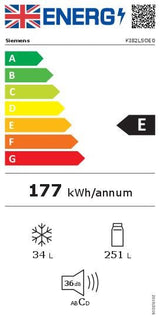 Siemens iQ 500 KI82LSOE0, Built-in fridge with freezer section