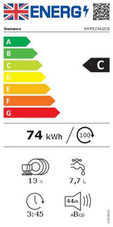 Siemens iQ 500 SN95ZX61CG, Fully-integrated dishwasher