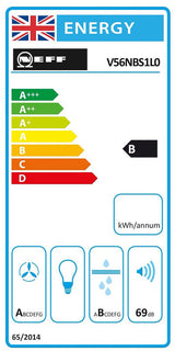 Neff N 50 V56NBS1L0, Induction hob with integrated ventilation system