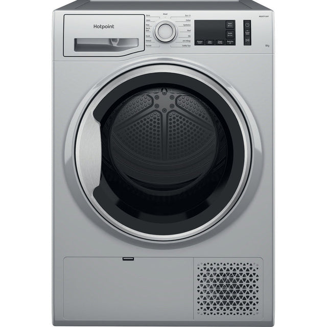 Hotpoint 8kg NT M11 82SSK UK Heat Pump Tumble Dryer - Silver