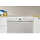 Indesit D2F HK26 S UK Freestanding 60cm Dishwasher - Silver