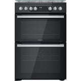 Hotpoint HDM67G9C2CSB/UK Dual Fuel Double Cooker - Black