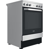 Hotpoint HS67V5KHX Freestanding Electric Cooker - Inox