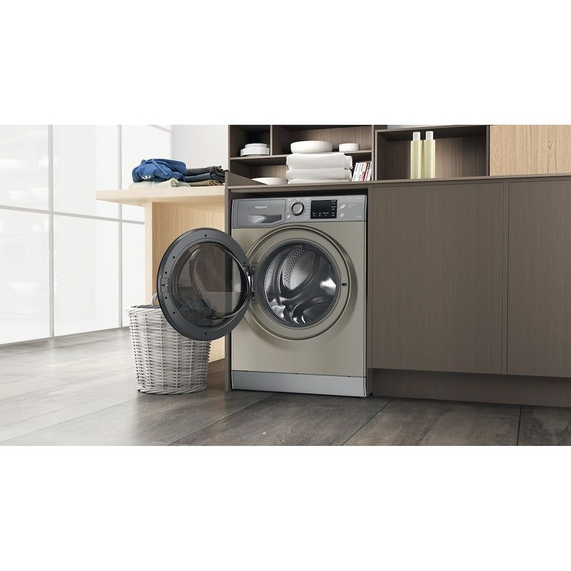 Hotpoint Anti-Stain NDB 8635 GK UK 8+6KG Washer Dryer with 1400 rpm - Graphite