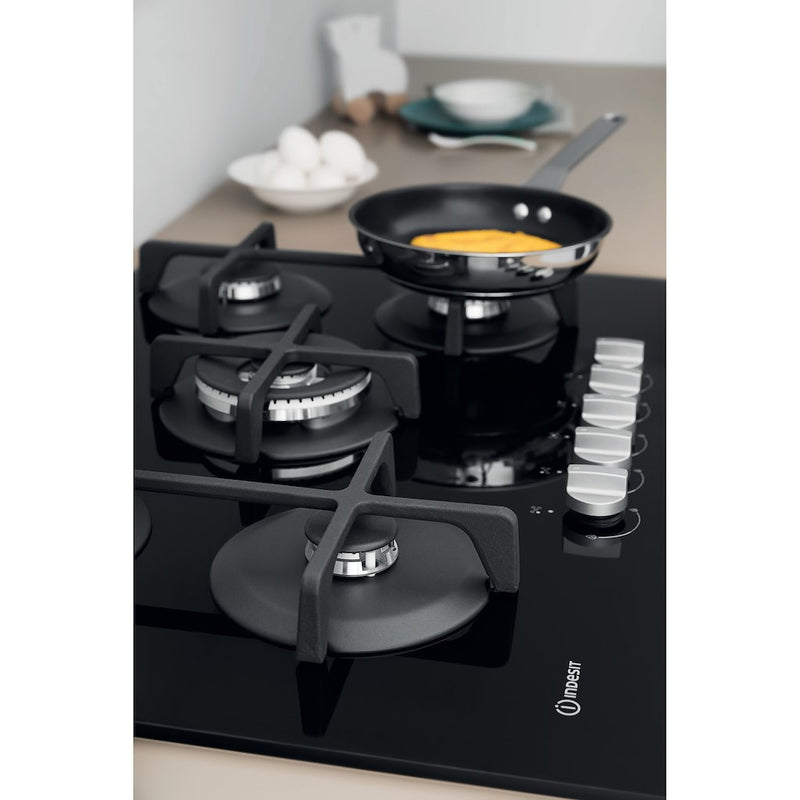 Indesit ING 72T/BK Gas Hob