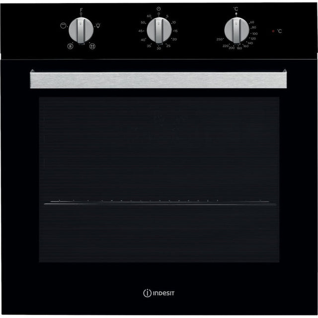 Indesit Aria IFW 6330 BL UK Electric Single Built-in Oven in Black
