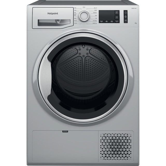 Hotpoint NT M11 82SSK UK CreaseCare 8kg Heat Pump Tumble Dryer - Silver