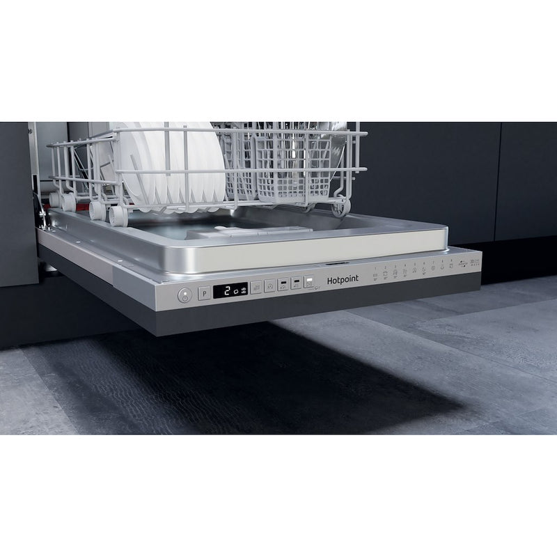 Hotpoint Integrated Slim Dishwasher HSIO 3T223 WCE UK N - Silver