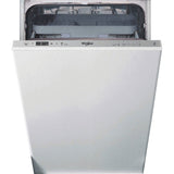 Whirlpool Integrated Dishwasher: in Silver, Slimline - WSIC 3M27 C UK N