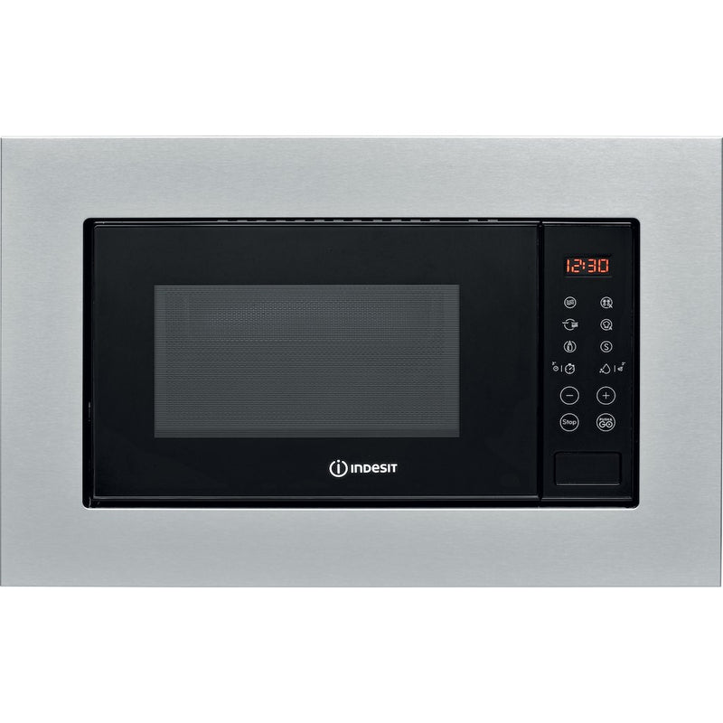Indesit MWI120GX Built-In Microwave - Stainless Steel