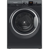 Hotpoint NSWM 1046 BS UK Anti-Stain 10kg 1400rpm Washing Machine - Black