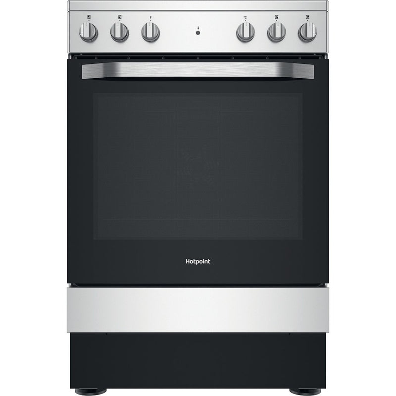 Hotpoint HS67V5KHX Freestanding Electric Cooker - Inox