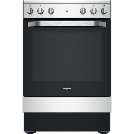 Hotpoint HS67V5KHX Freestanding Electric Cooker - Inox