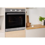 Indesit Aria IFW 6330 IX UK Electric Single Built-in Oven in Stainless Steel