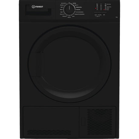 Indesit CYDC82BBGLUK 8kg Condenser Tumble Dryer - Black