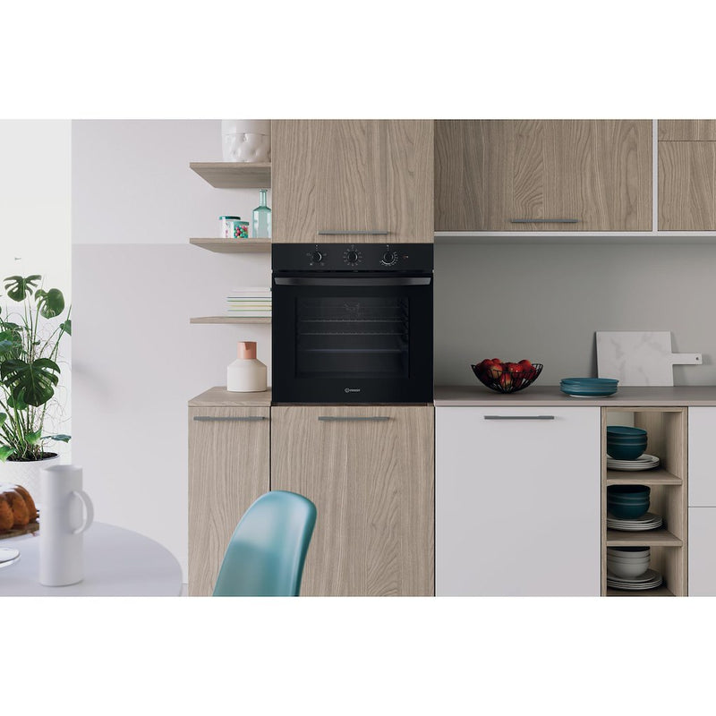 Indesit IO 233 B UK Built-In Single Oven - Black
